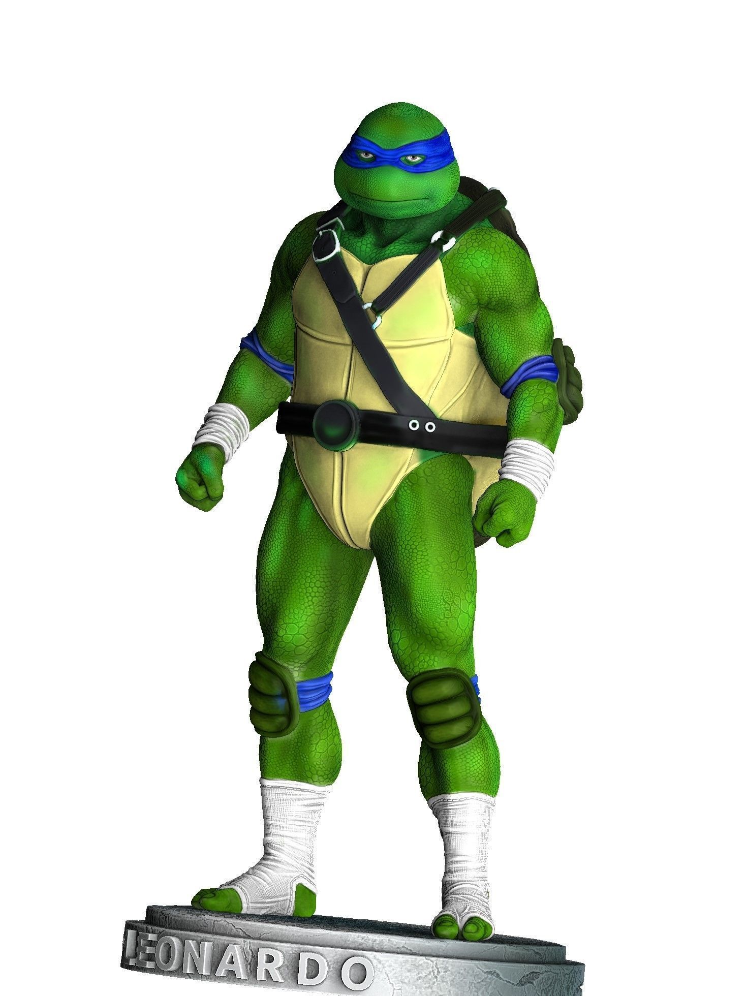 LEONARDO FROM INJUSTICE FOR 3D PRINTING STL 3D print model_17