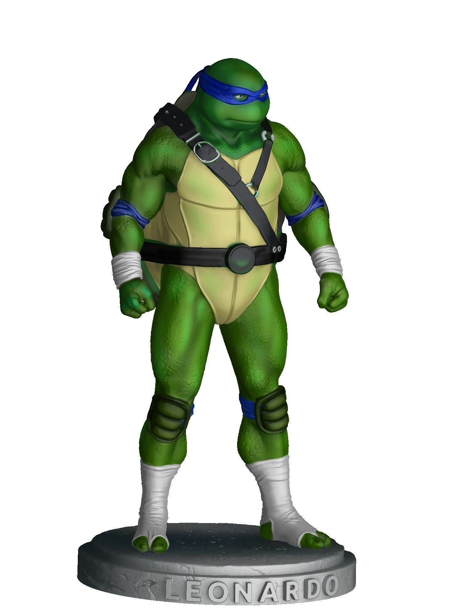 LEONARDO FROM INJUSTICE FOR 3D PRINTING STL 3D print model_13