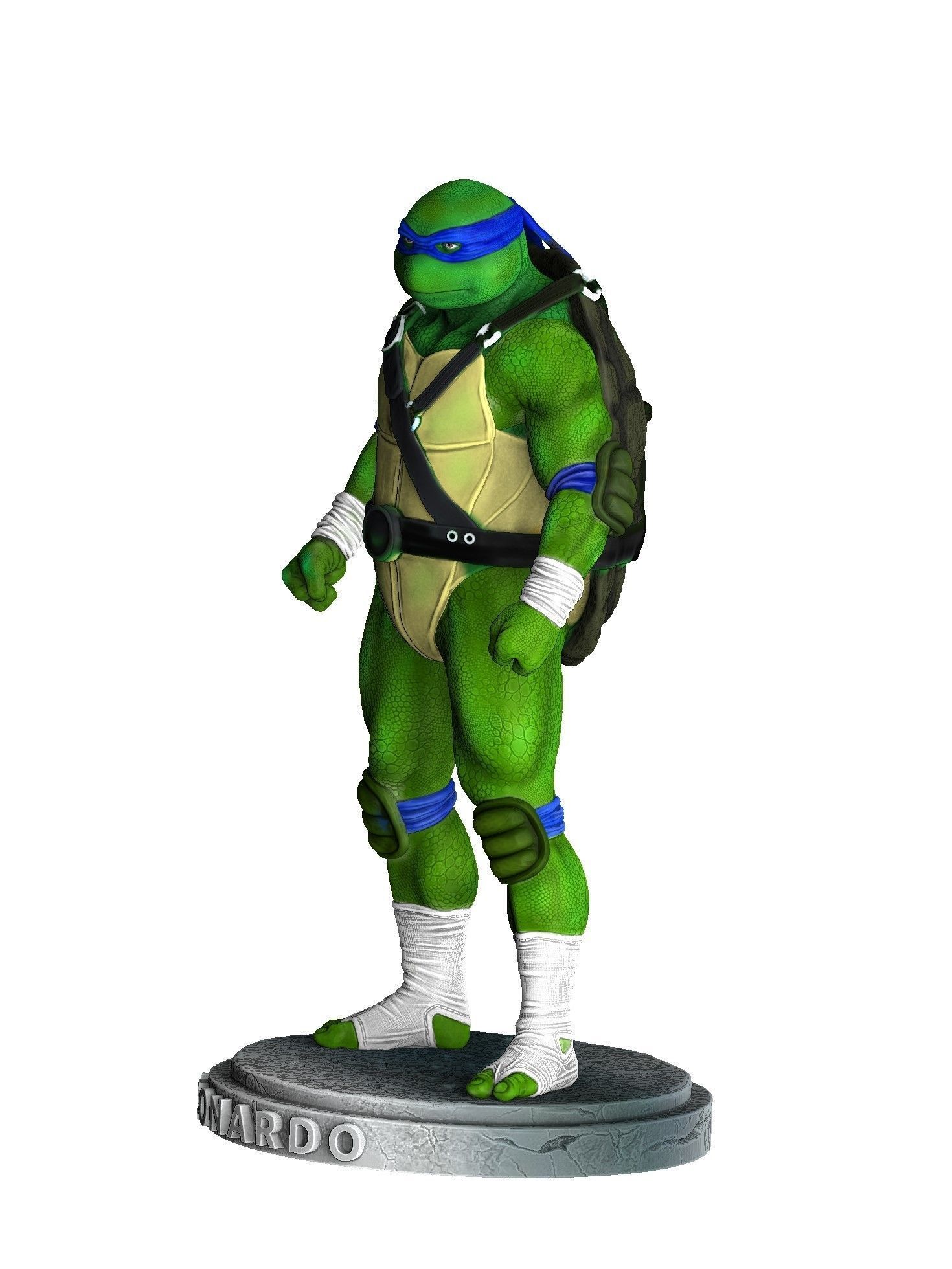 LEONARDO FROM INJUSTICE FOR 3D PRINTING STL 3D print model_16