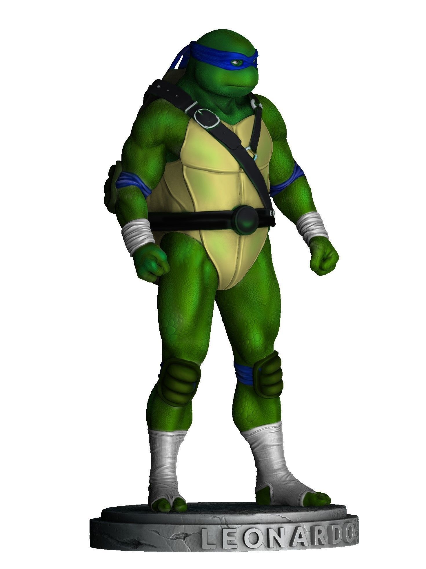 LEONARDO FROM INJUSTICE FOR 3D PRINTING STL 3D print model_25