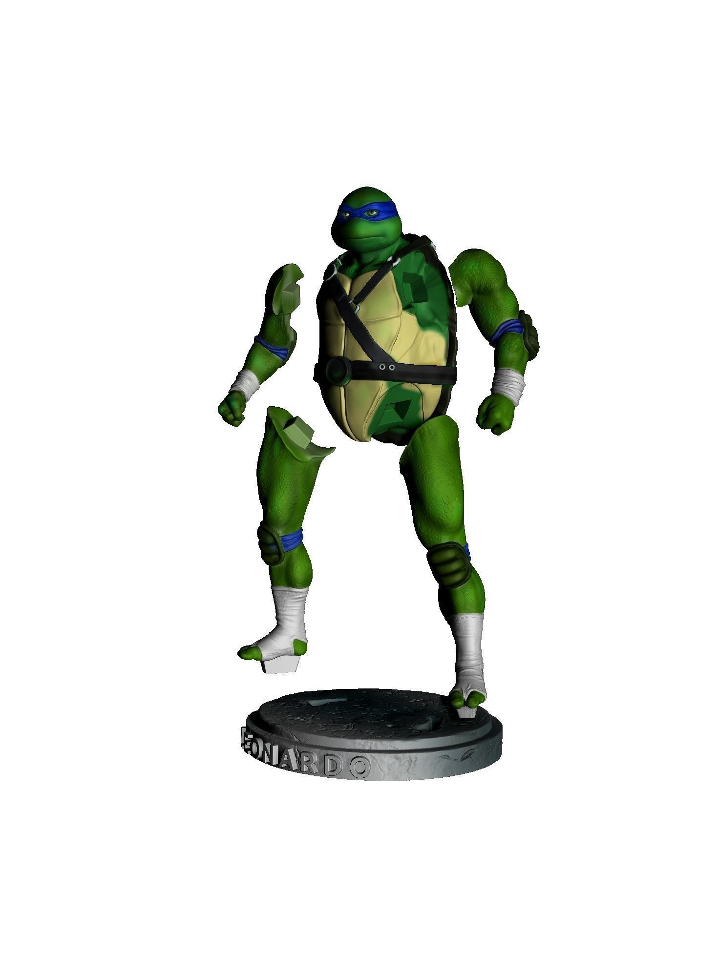 LEONARDO FROM INJUSTICE FOR 3D PRINTING STL 3D print model_28