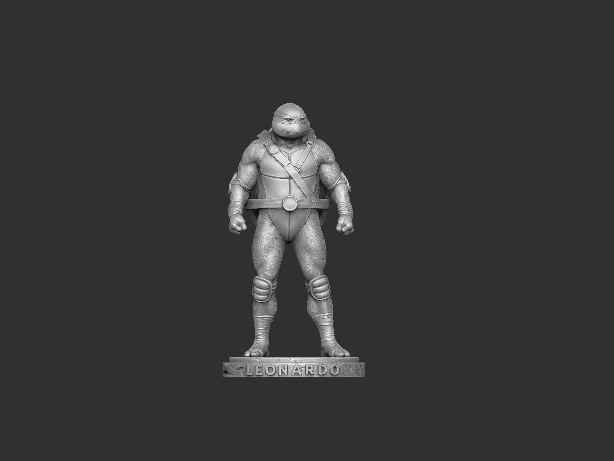 LEONARDO FROM INJUSTICE FOR 3D PRINTING STL 3D print model_30