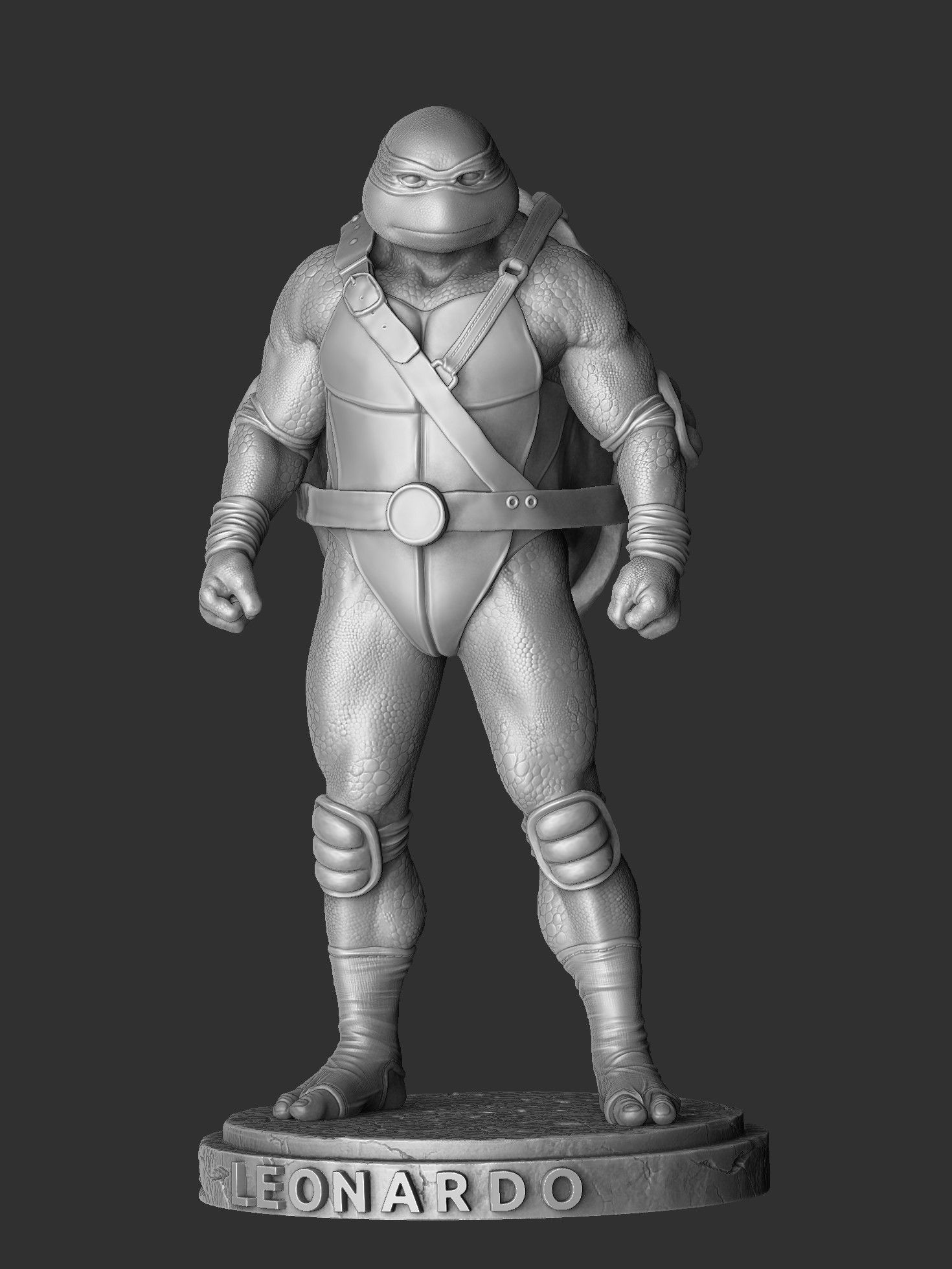 LEONARDO FROM INJUSTICE FOR 3D PRINTING STL 3D print model_33