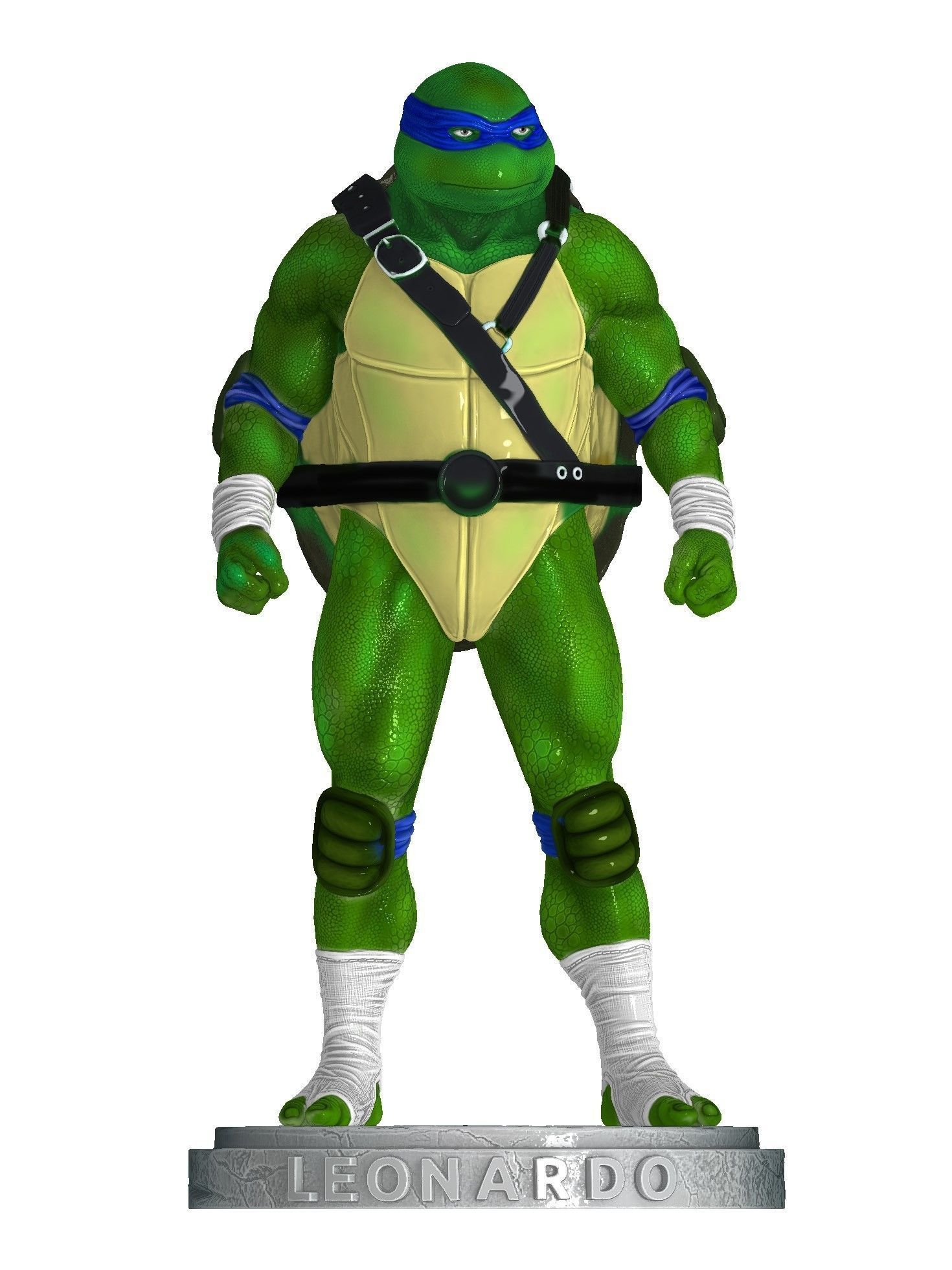 LEONARDO FROM INJUSTICE FOR 3D PRINTING STL 3D print model_24