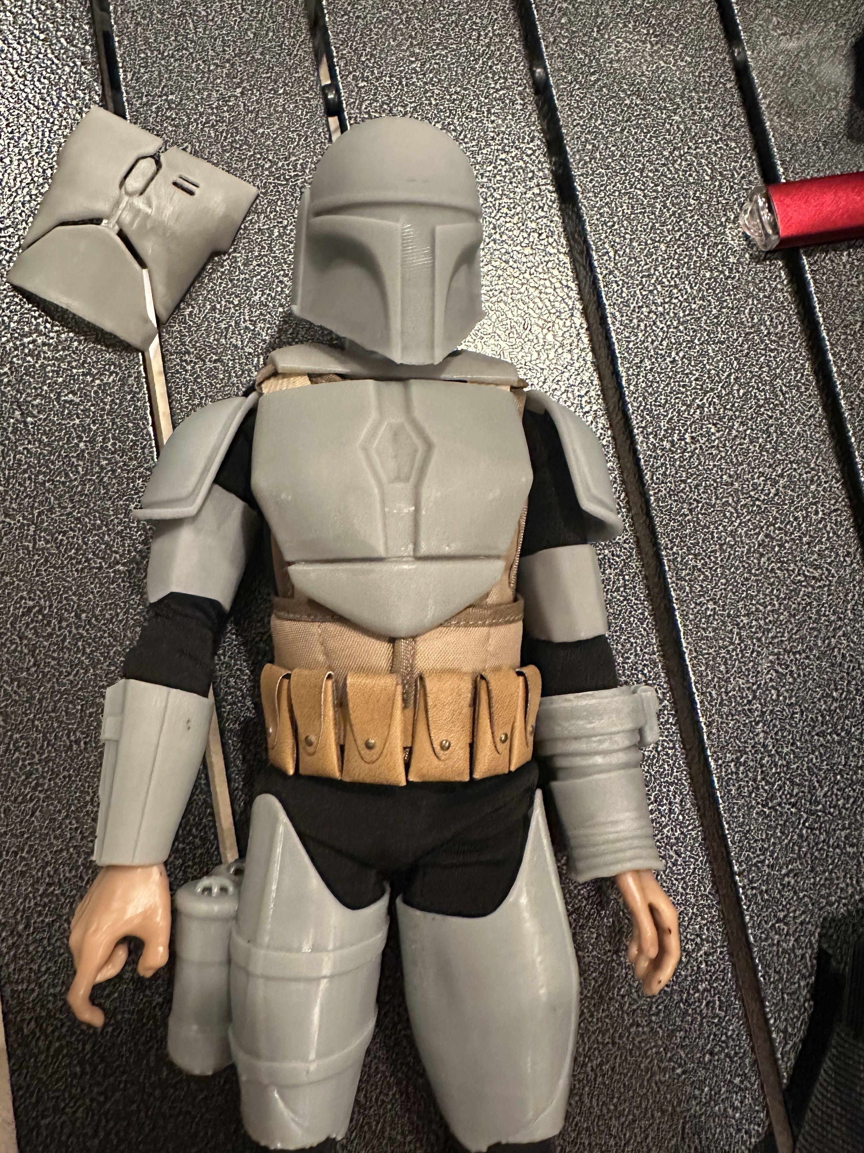 Mandalorian Armor Kit OneSix OneSixth 12inch Star Wars 3D print model_7