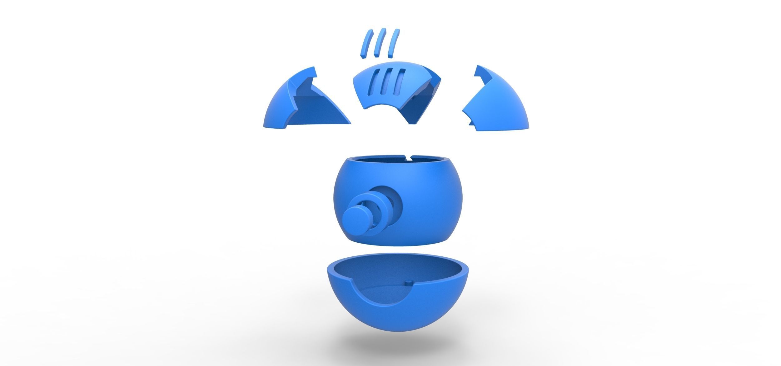 Lure Ball 3D print model_20