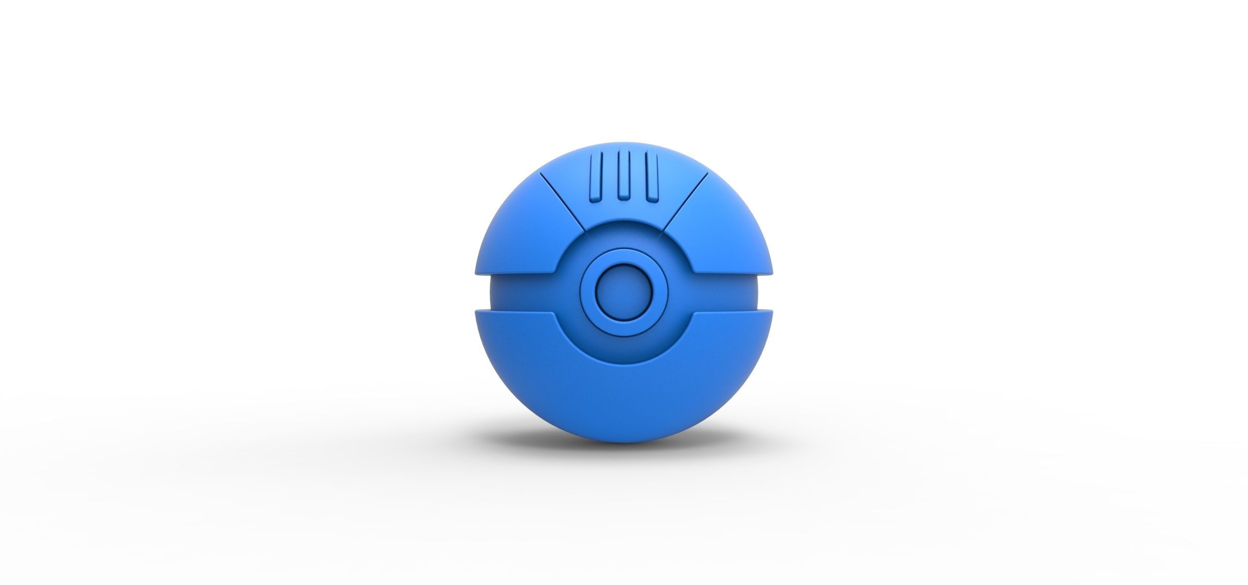 Lure Ball 3D print model_11