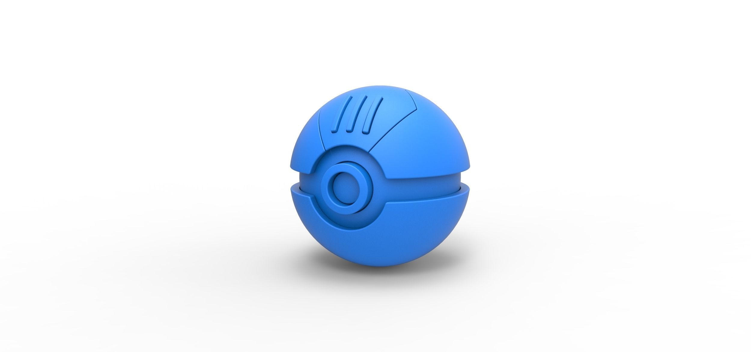 Lure Ball 3D print model_9