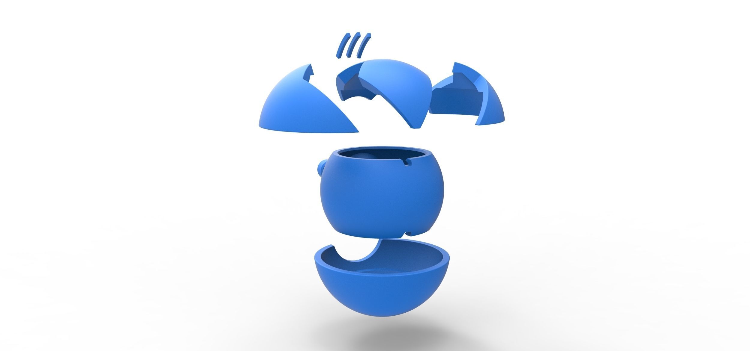 Lure Ball 3D print model_22