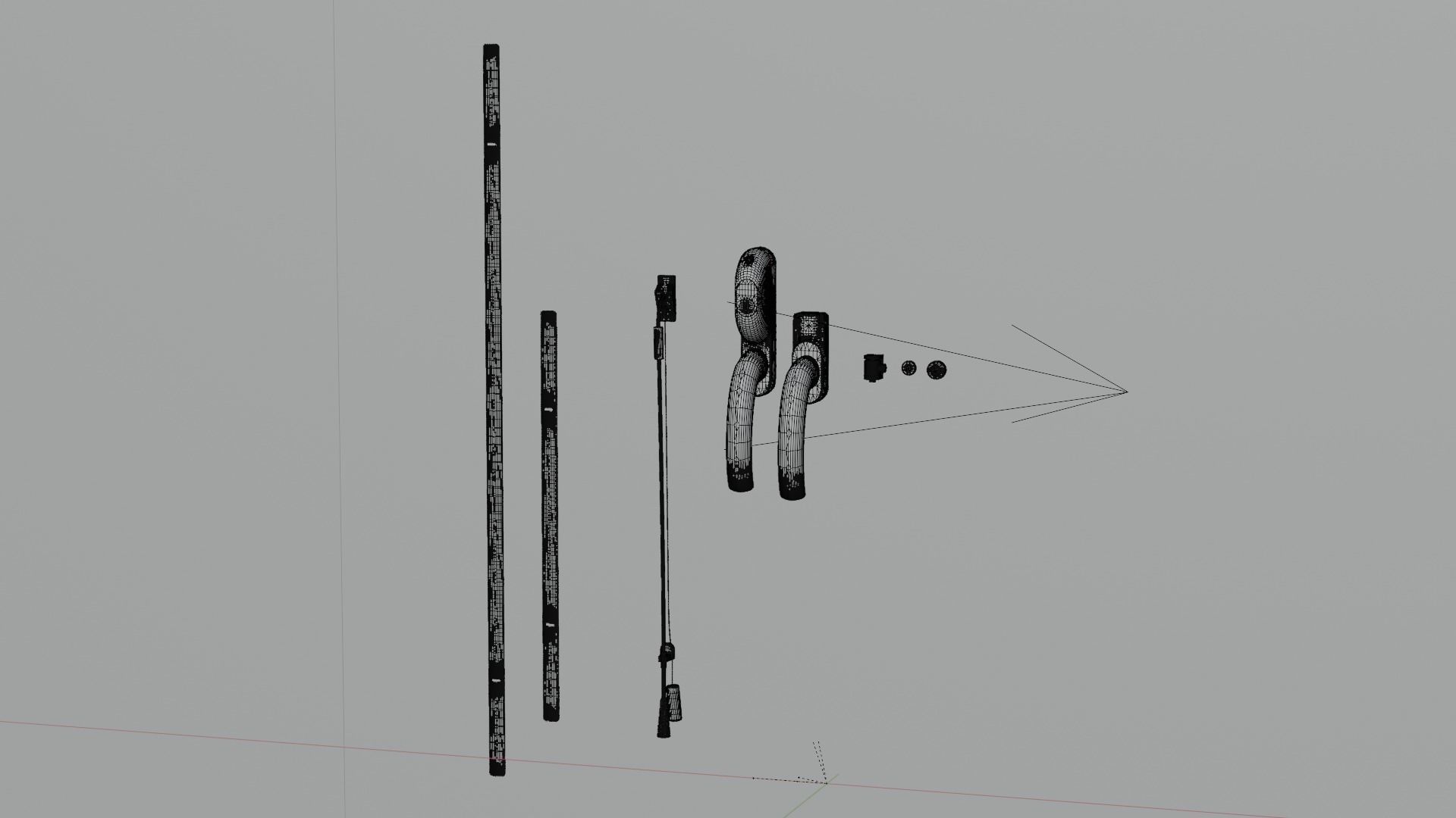 Window kit 3D model_2