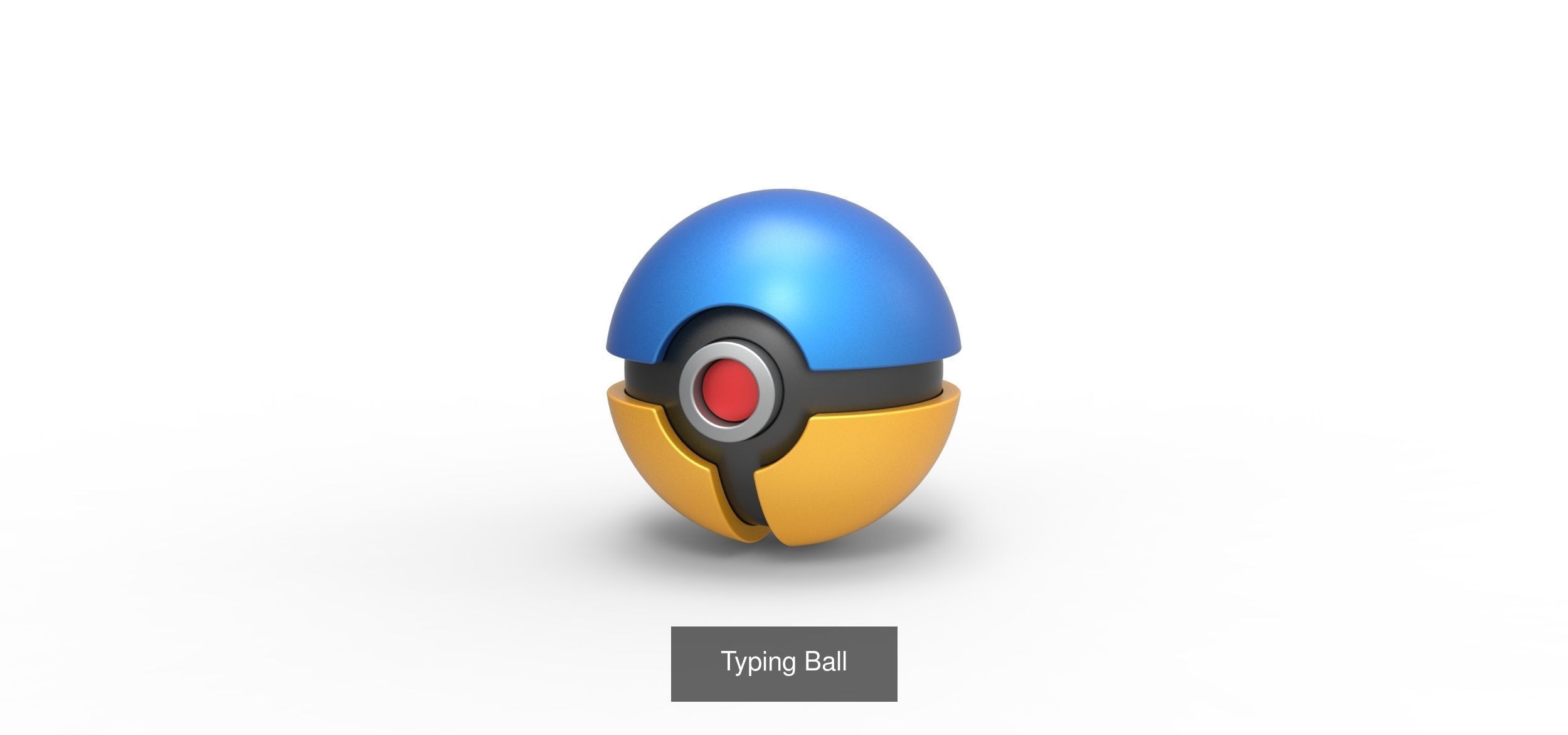 Orb Types Set 1 3D Model Collection_3