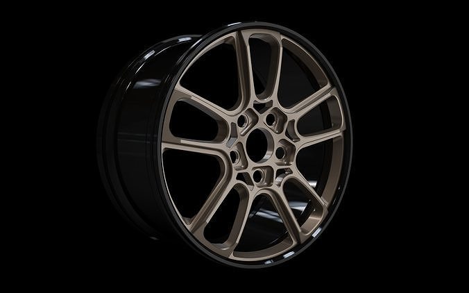 rims whell tuning chrome  3D model