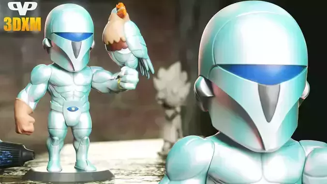 Quicksilver Chibi STL for 3D Printing ChibiSTL 3DXM 3D print model