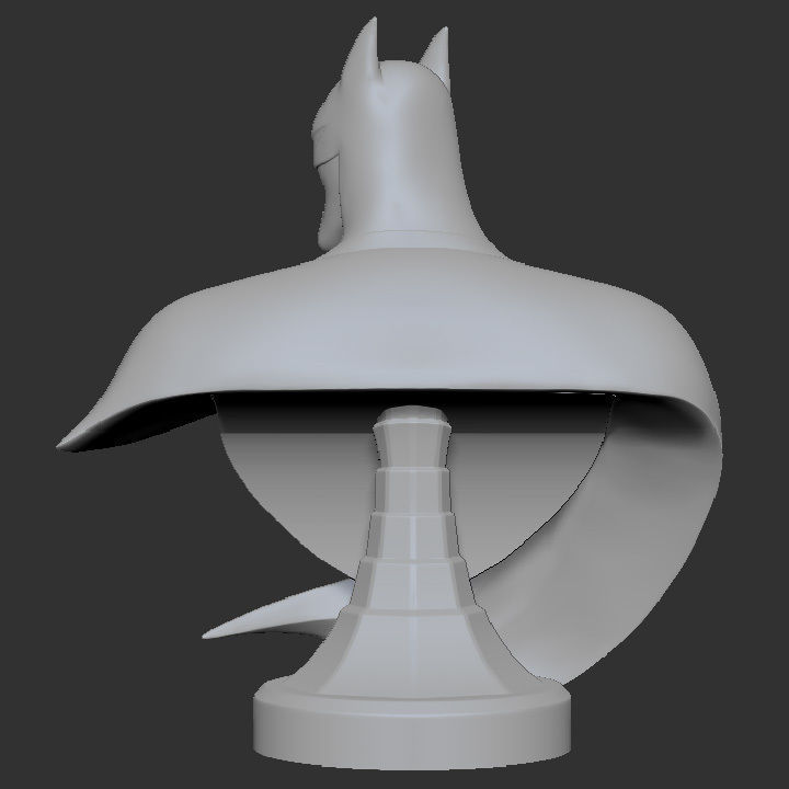 Batman Bust - Batman The Animated Series 3D print model_5