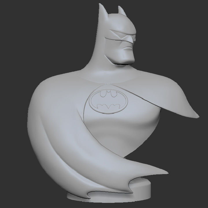 Batman Bust - Batman The Animated Series 3D print model_4