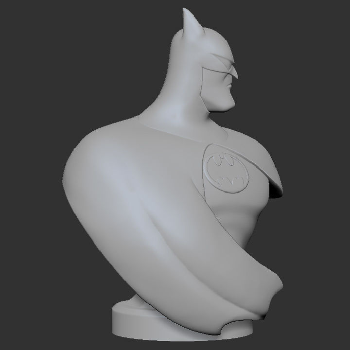 Batman Bust - Batman The Animated Series 3D print model_7