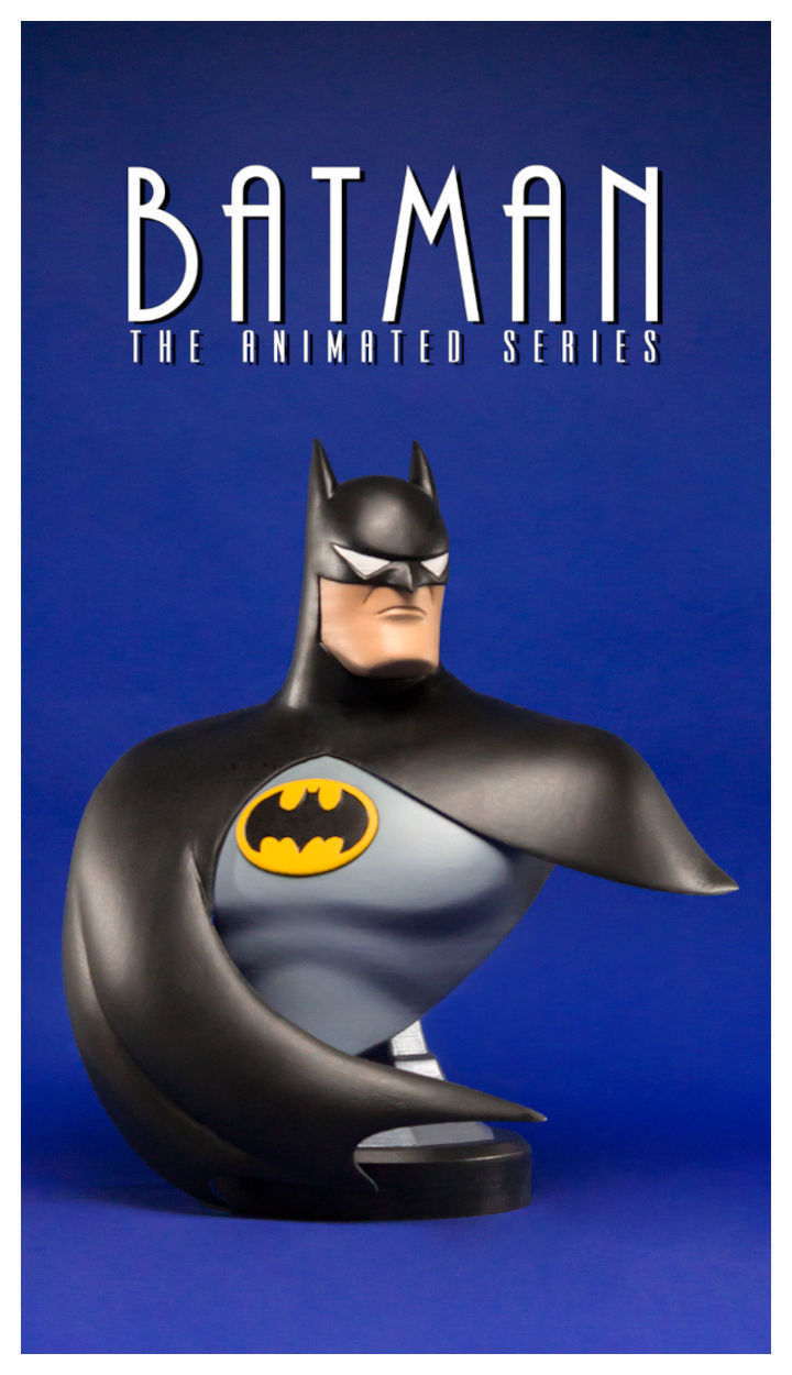 Batman Bust - Batman The Animated Series 3D print model_3