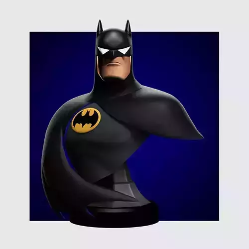 Batman Bust - Batman The Animated Series 3D print model