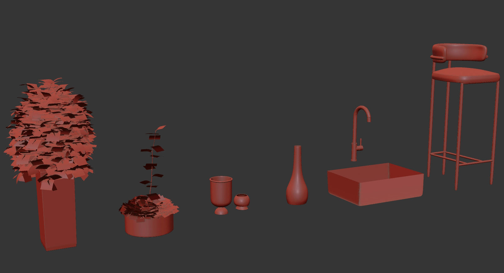 Luxury Modern Kitchen 3D model_20