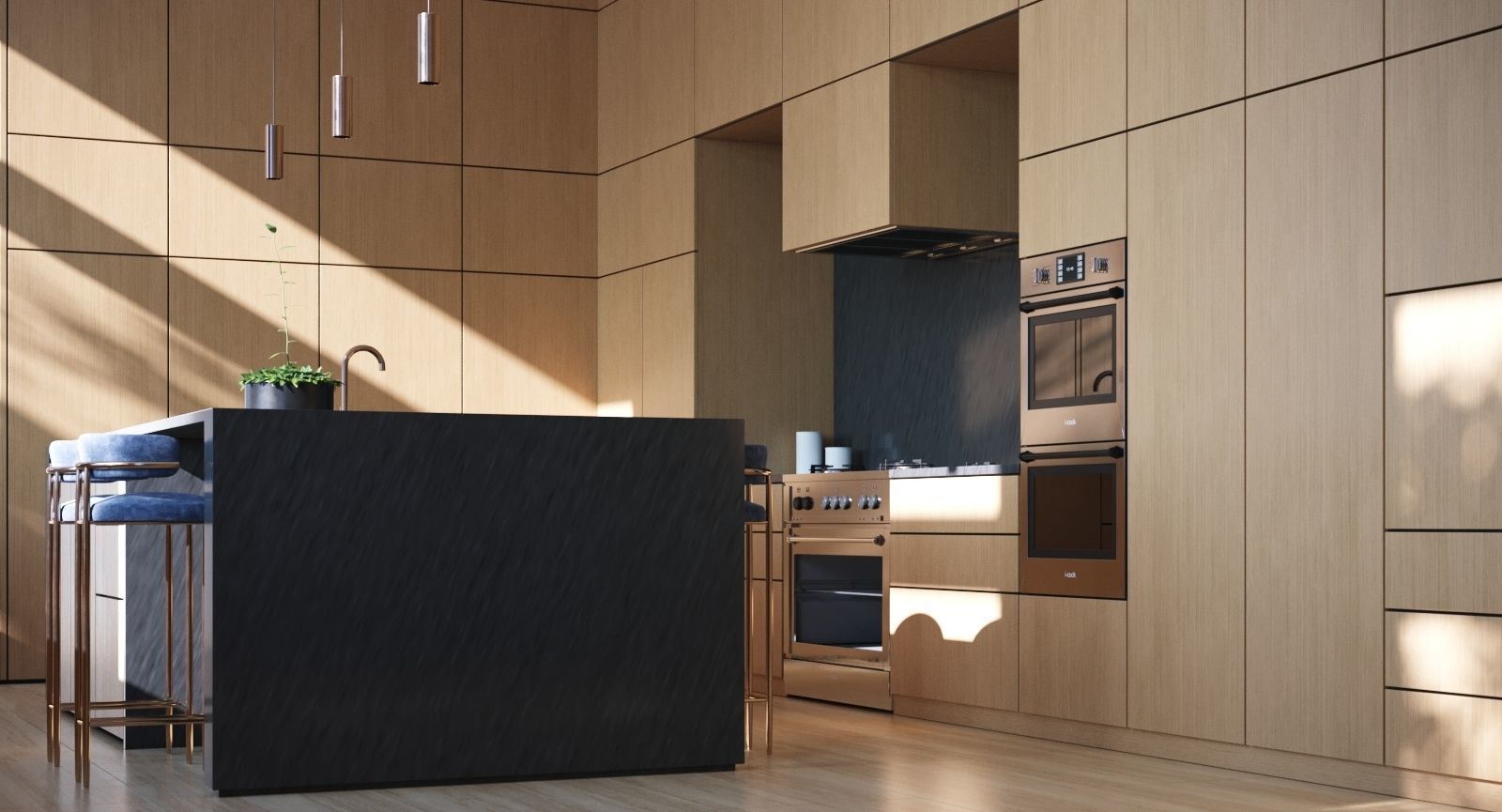 Luxury Modern Kitchen 3D model_4