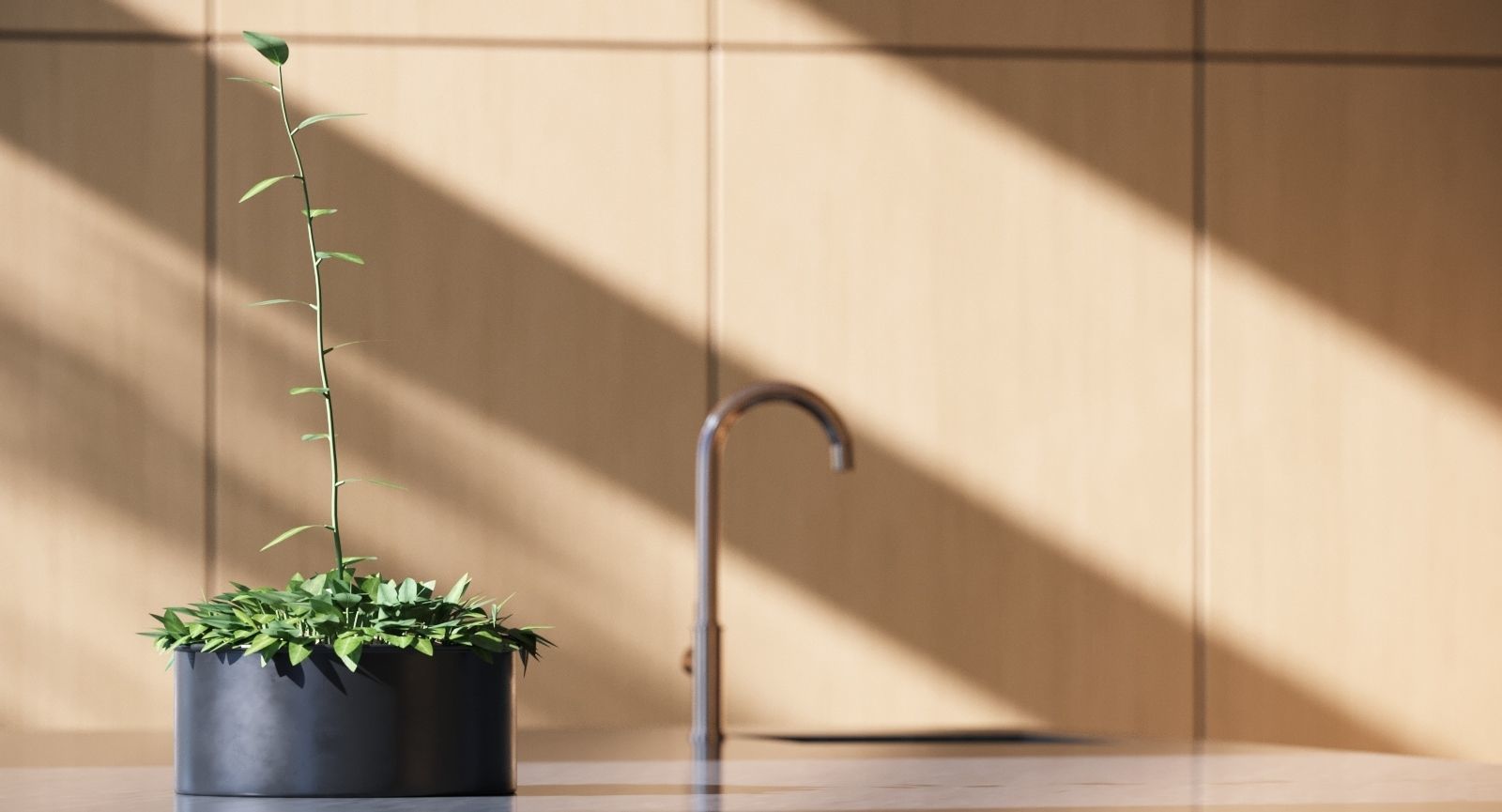 Luxury Modern Kitchen 3D model_3