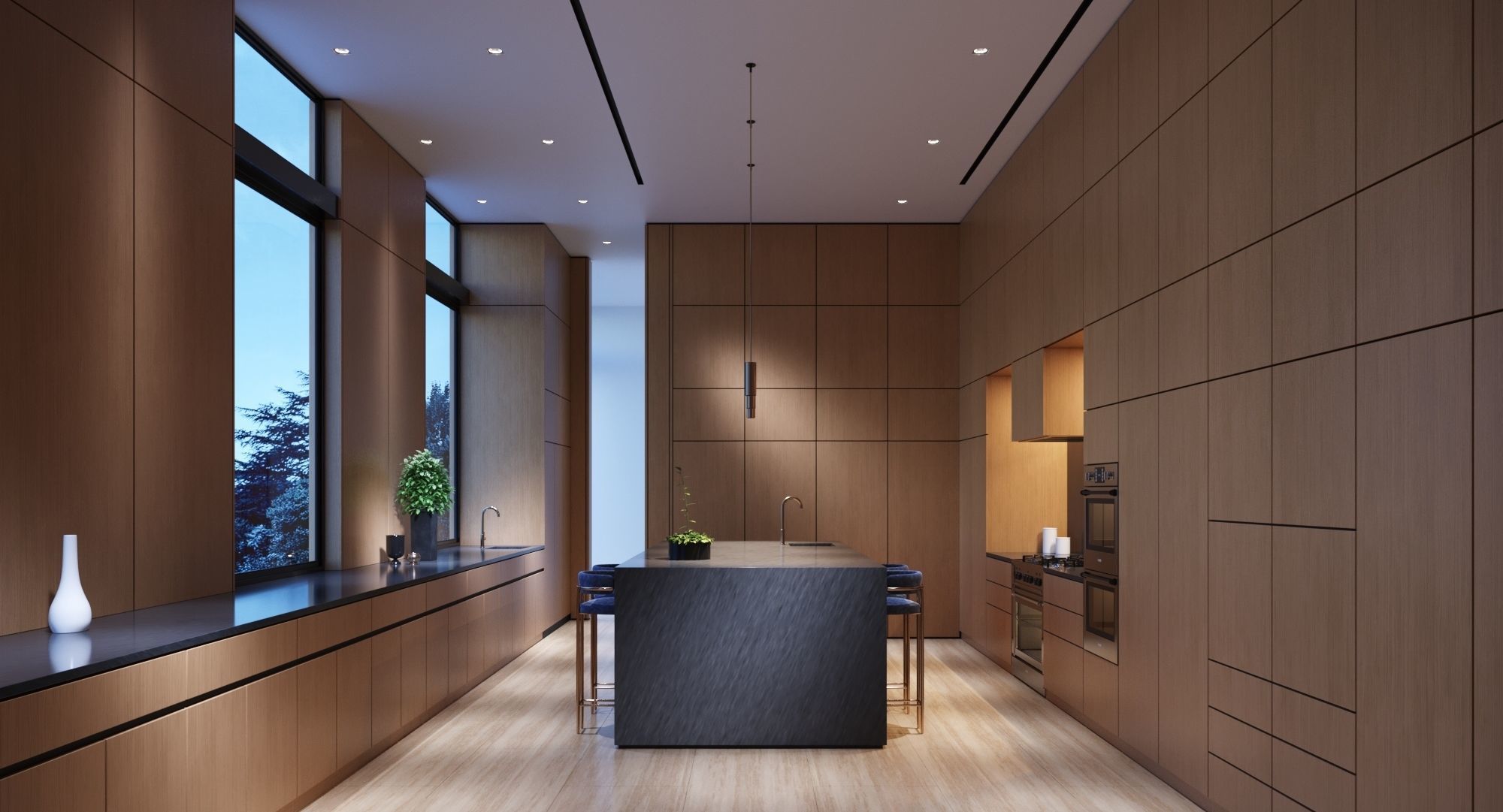 Luxury Modern Kitchen 3D model_2