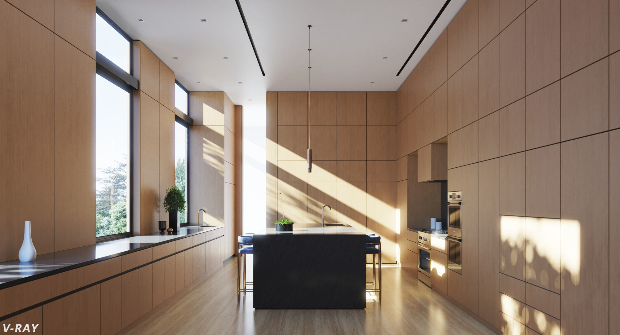 Luxury Modern Kitchen 3D model_11