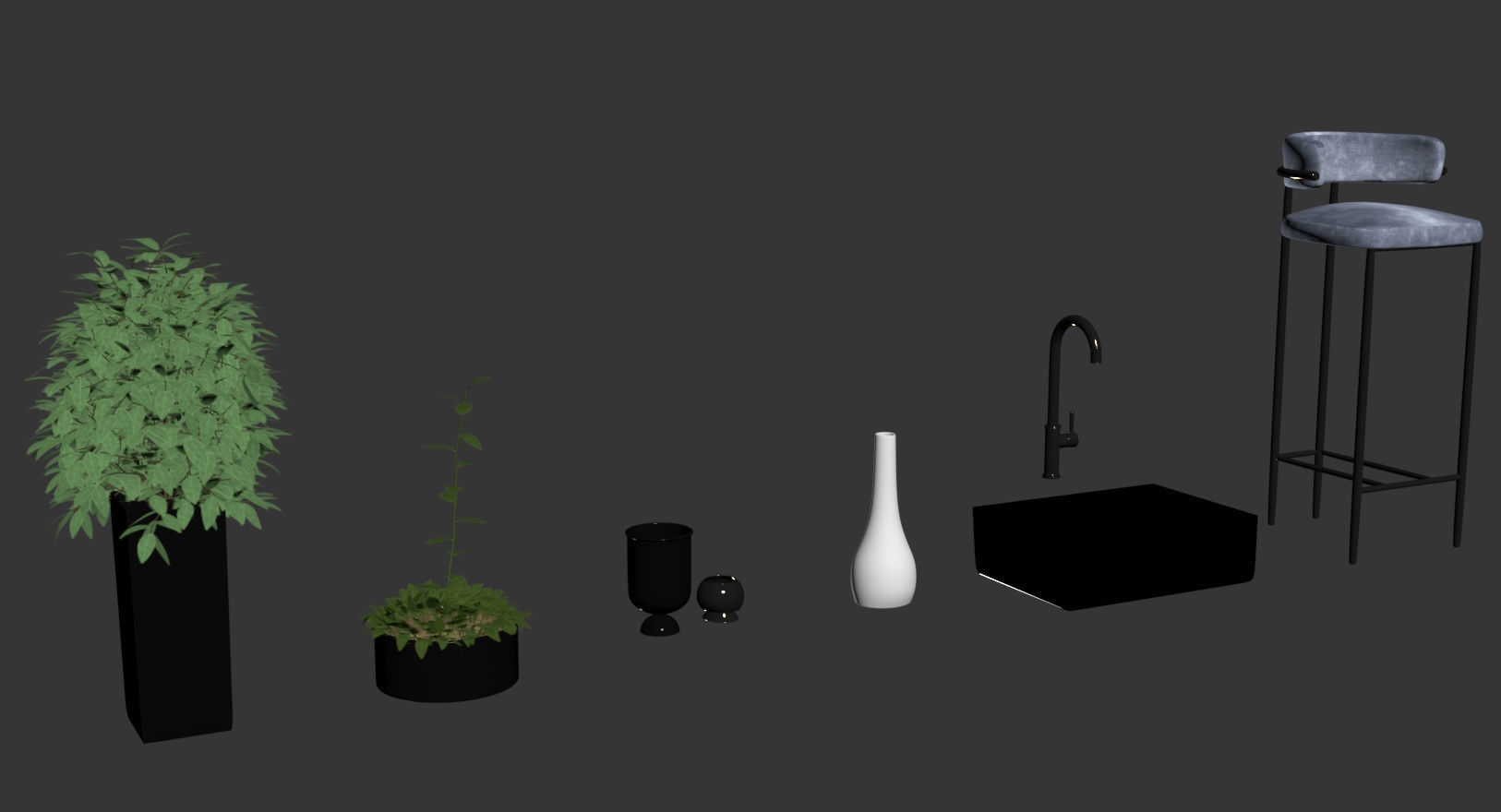 Luxury Modern Kitchen 3D model_21