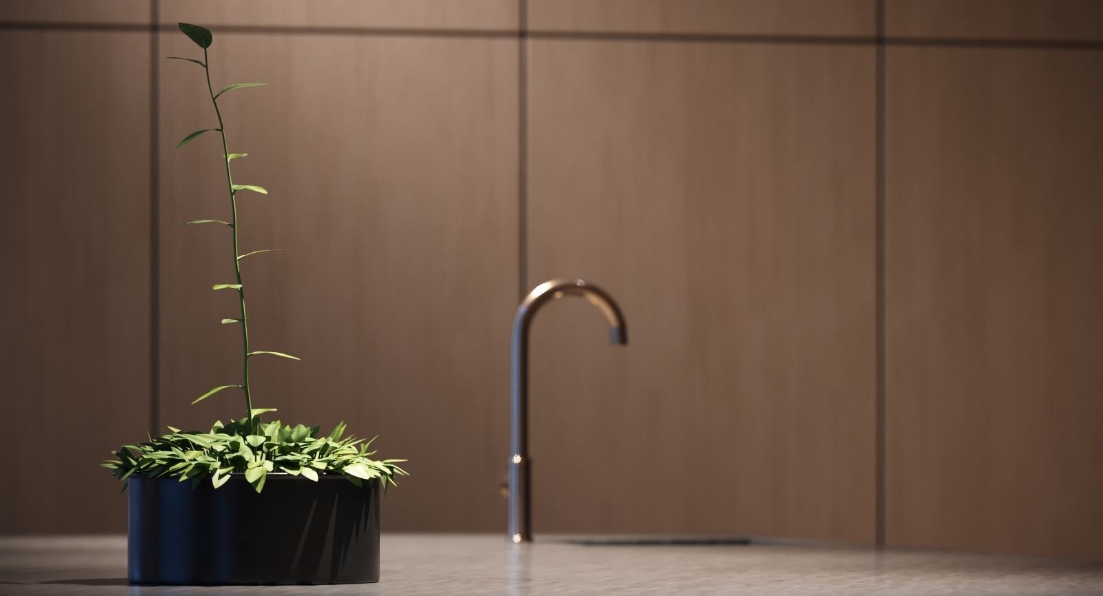 Luxury Modern Kitchen 3D model_7