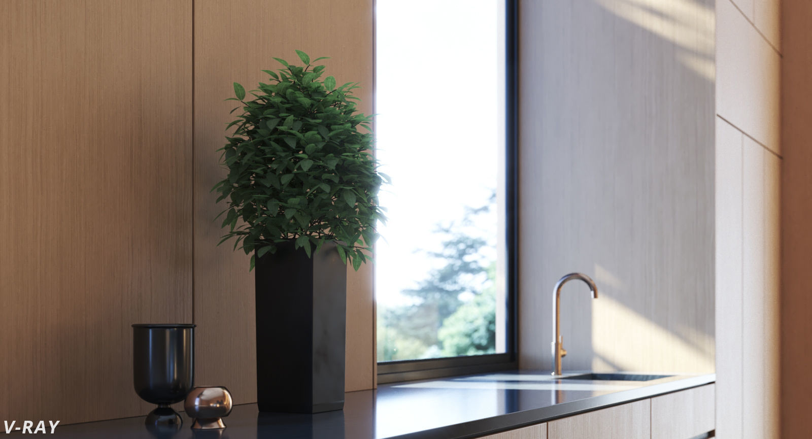 Luxury Modern Kitchen 3D model_15