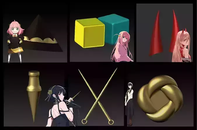 Anime cosplay bundle 1