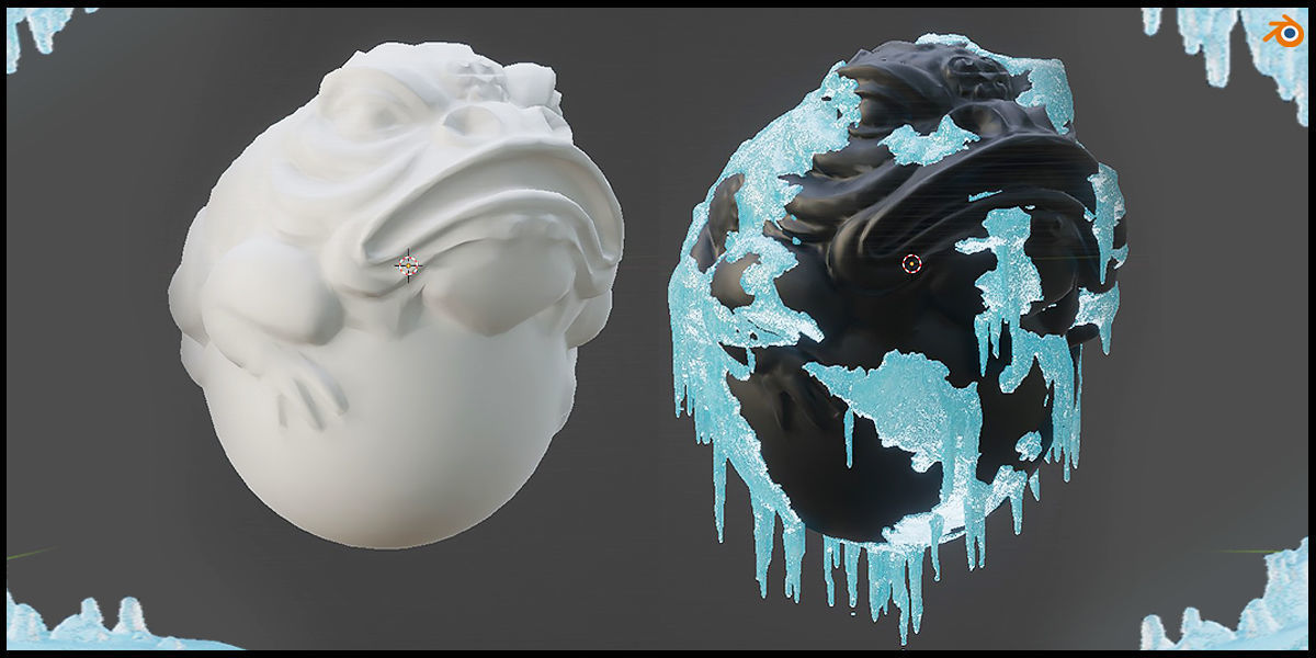 Procedural Ice Generator For Blender 3D model_4