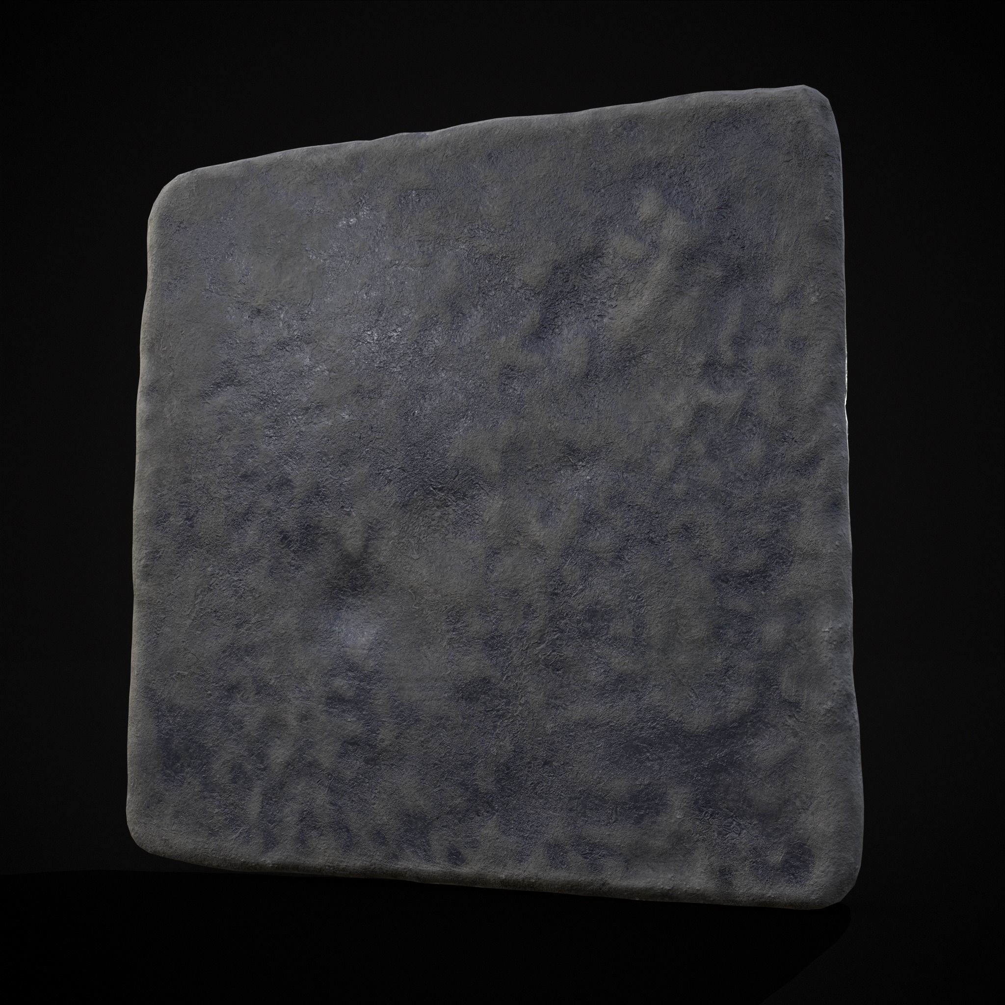 Musicians Relief Sculpture Low-poly 3D model_5