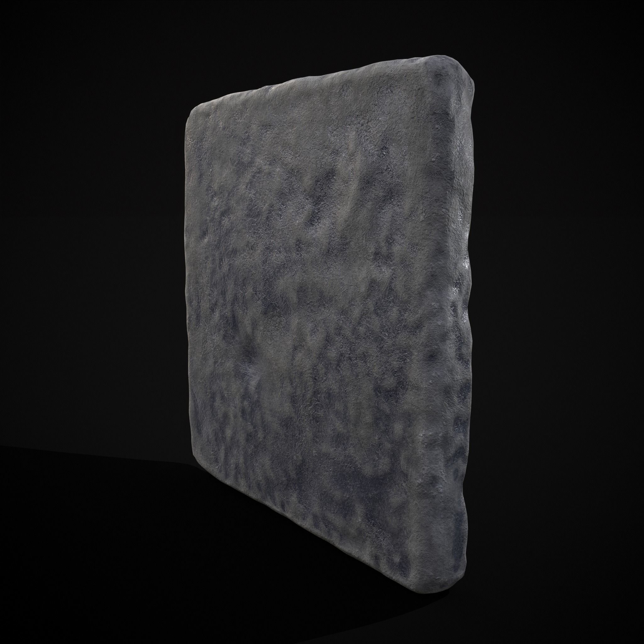 Musicians Relief Sculpture Low-poly 3D model_27