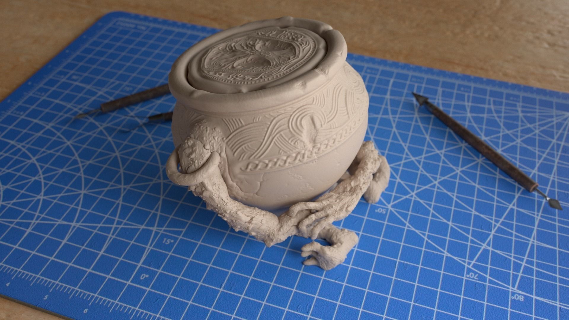 Elden Ring  - Pot 3D print model_2