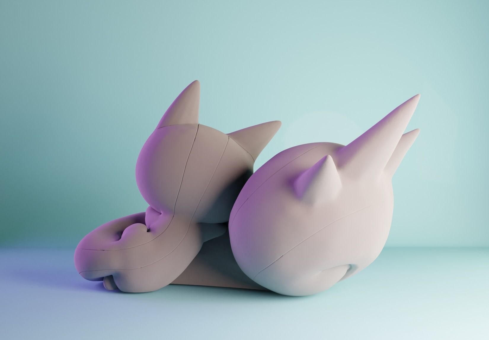Pokemon Pachirisu Sleeping 3D print model_4