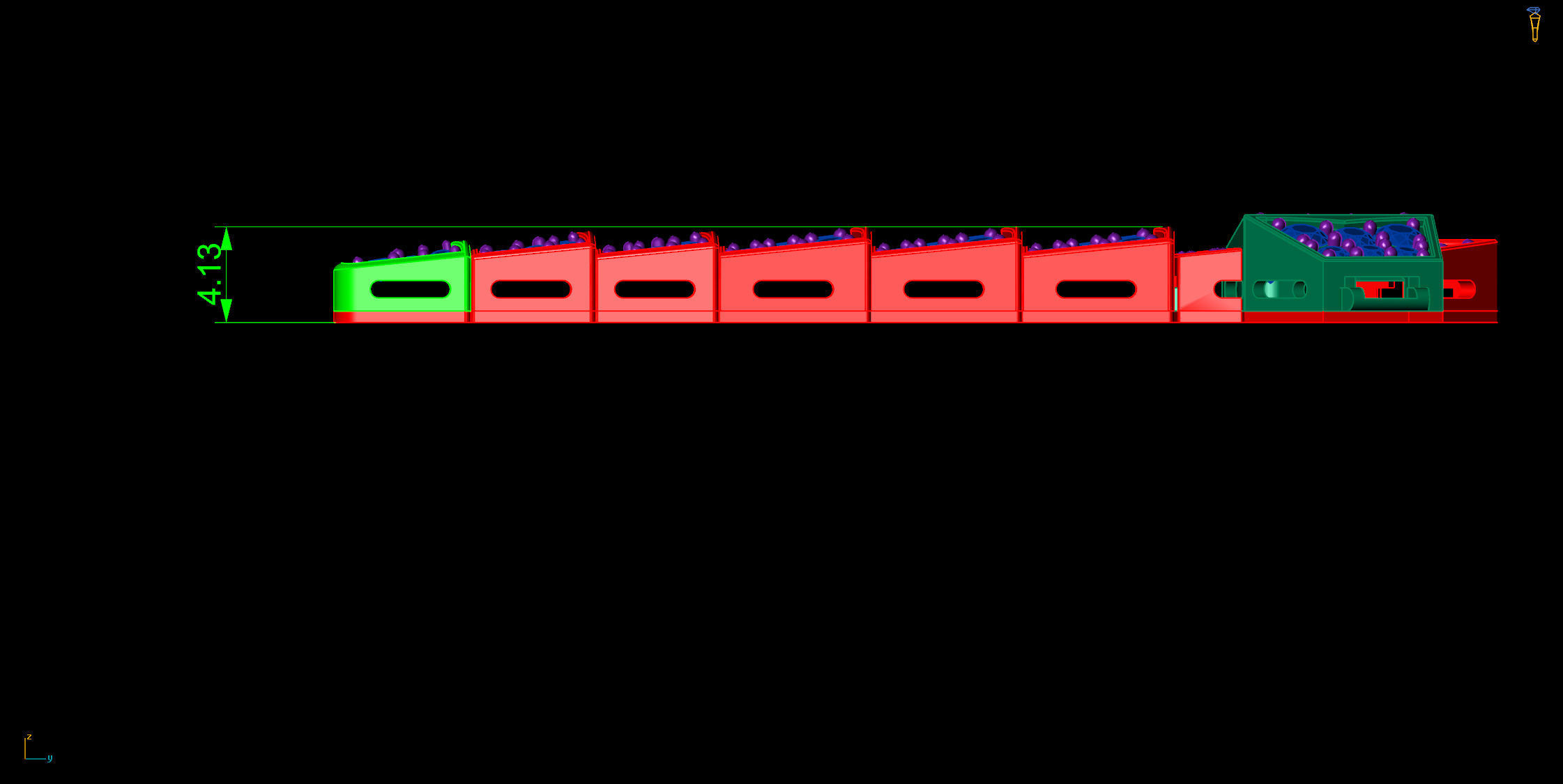 bvlagri necklace gold 3D model_7