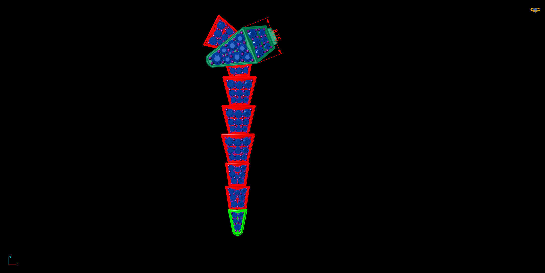 bvlagri necklace gold 3D model_5