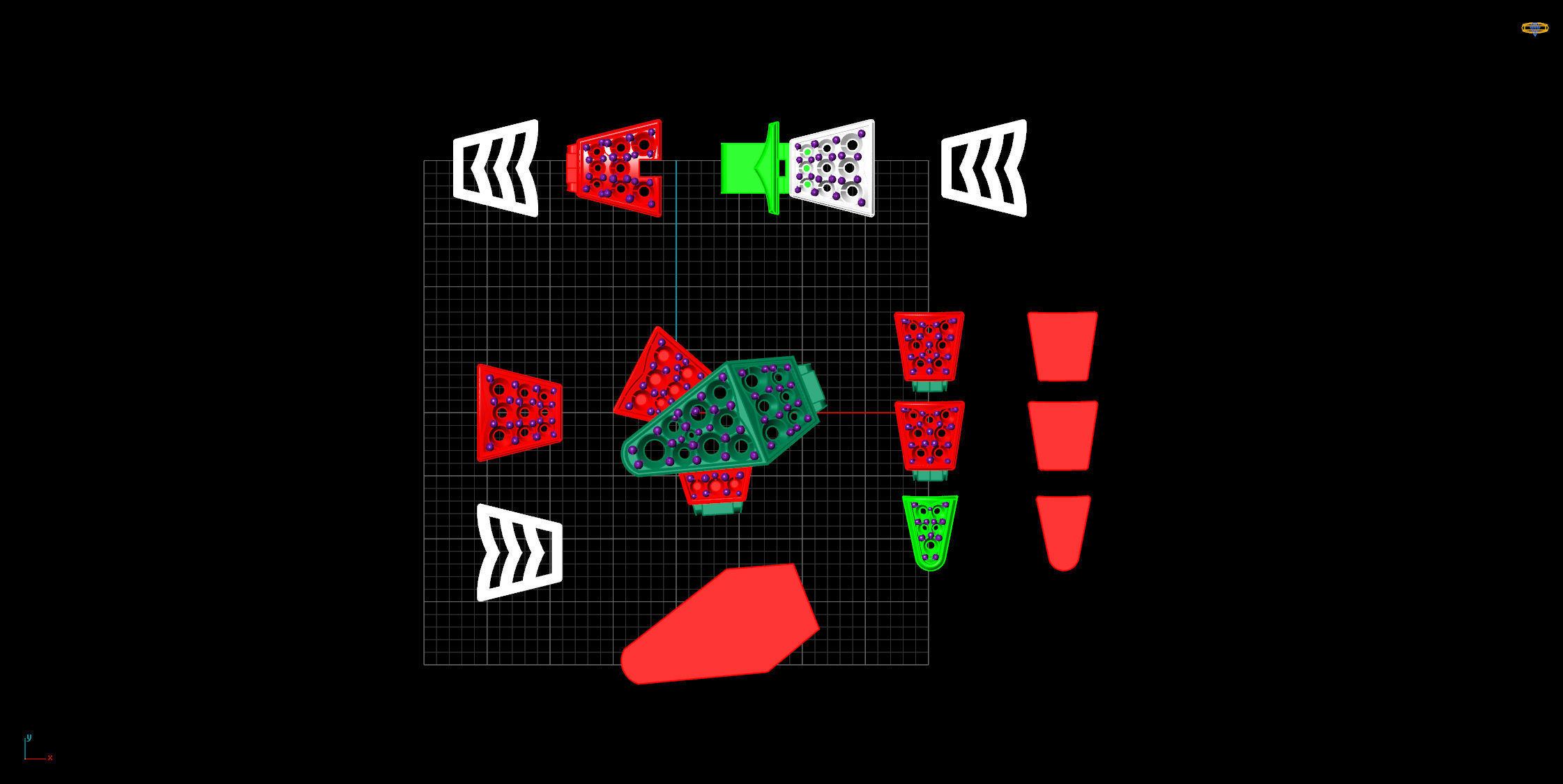 bvlagri necklace gold 3D model_10