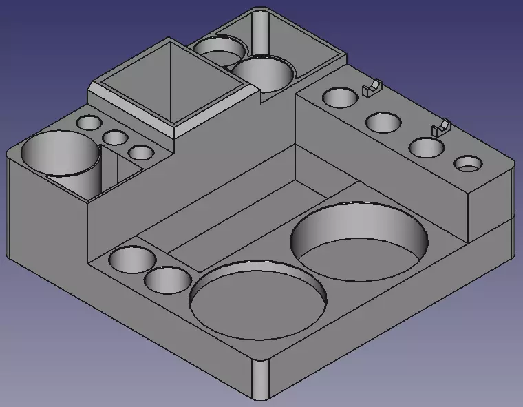 Multi-Use Center Dab Station Ready to Print 3D print model_0