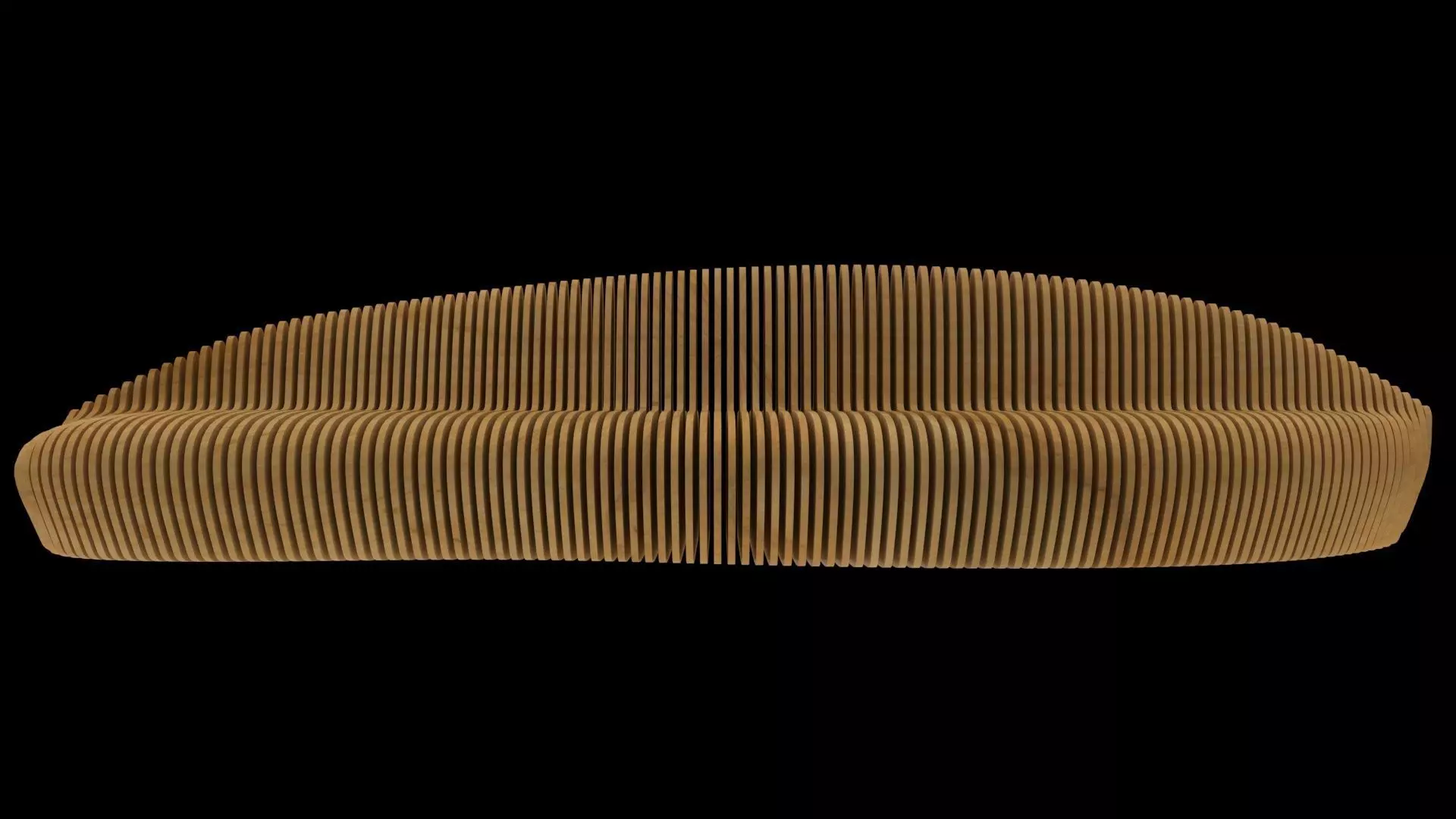 3D parametric bench 3D model