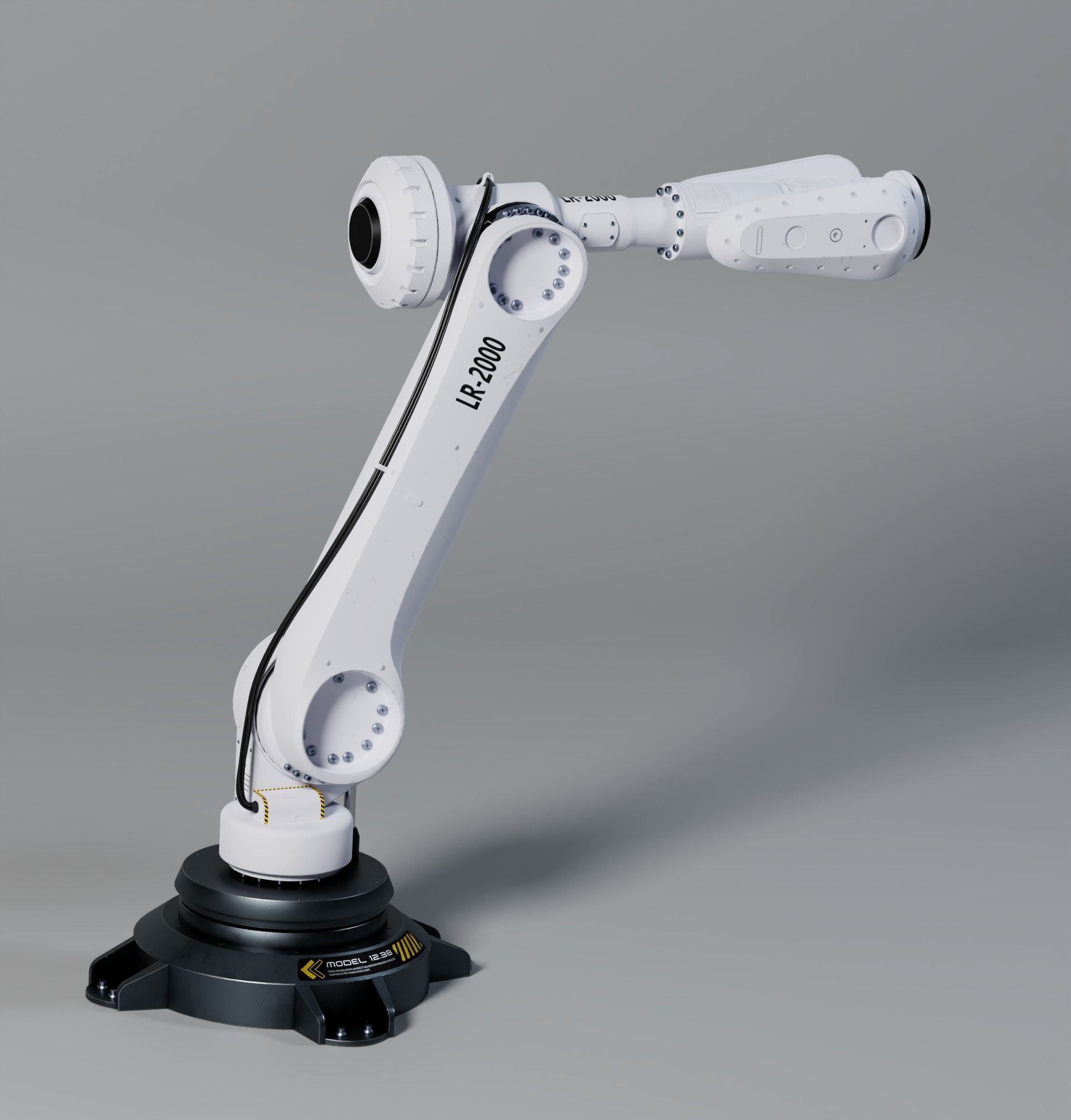 Robotics Poly7 Profile 3D model Industrial Robot Low Poly VR / AR / low-poly | CGTrader