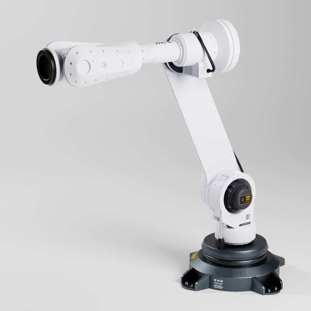 Robotics Poly7 Profile 3D model Industrial Robot Low Poly VR / AR / low-poly | CGTrader