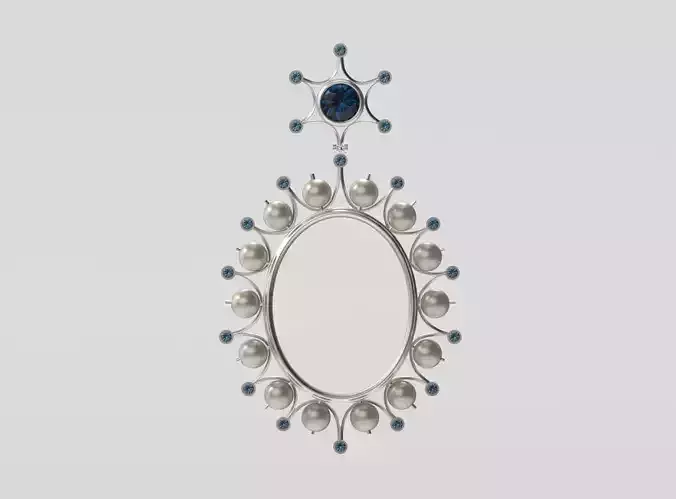 Orthodox Oval Pectoral Jewelry