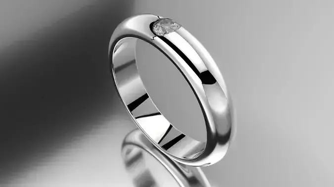 Single RBC Wedding Band