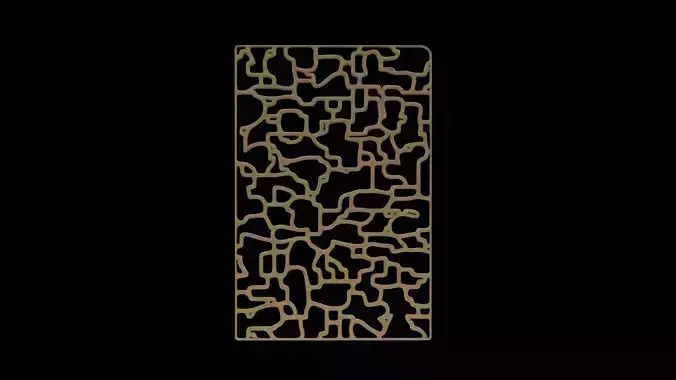 3D Decorative partition 3D model