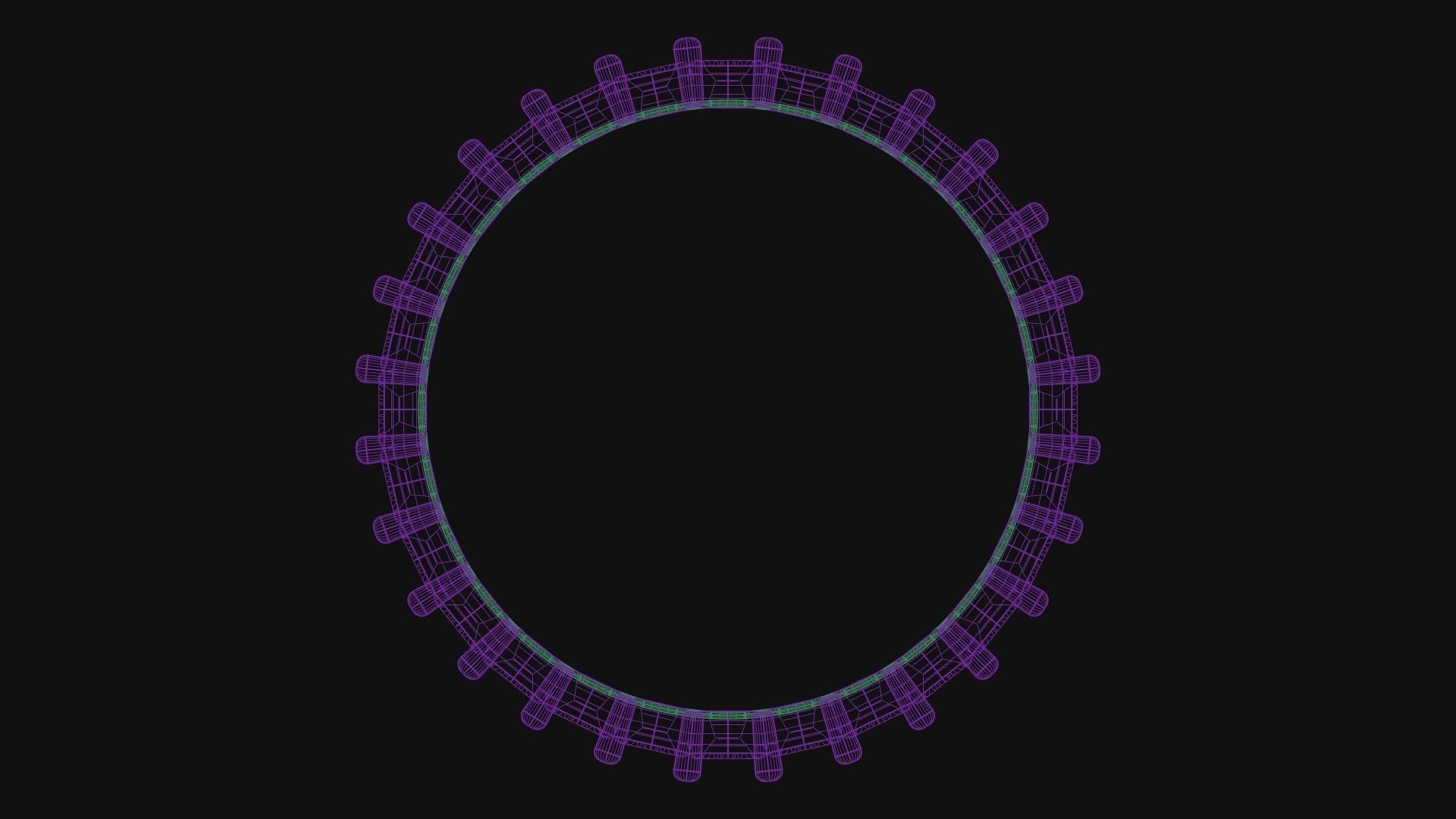 Underbezel Eternity Ring 3D print model_2