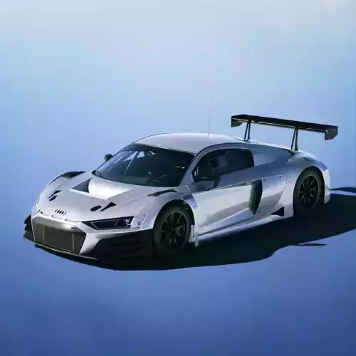Audi R8 LMS GT3 2019 Low-poly 3D model