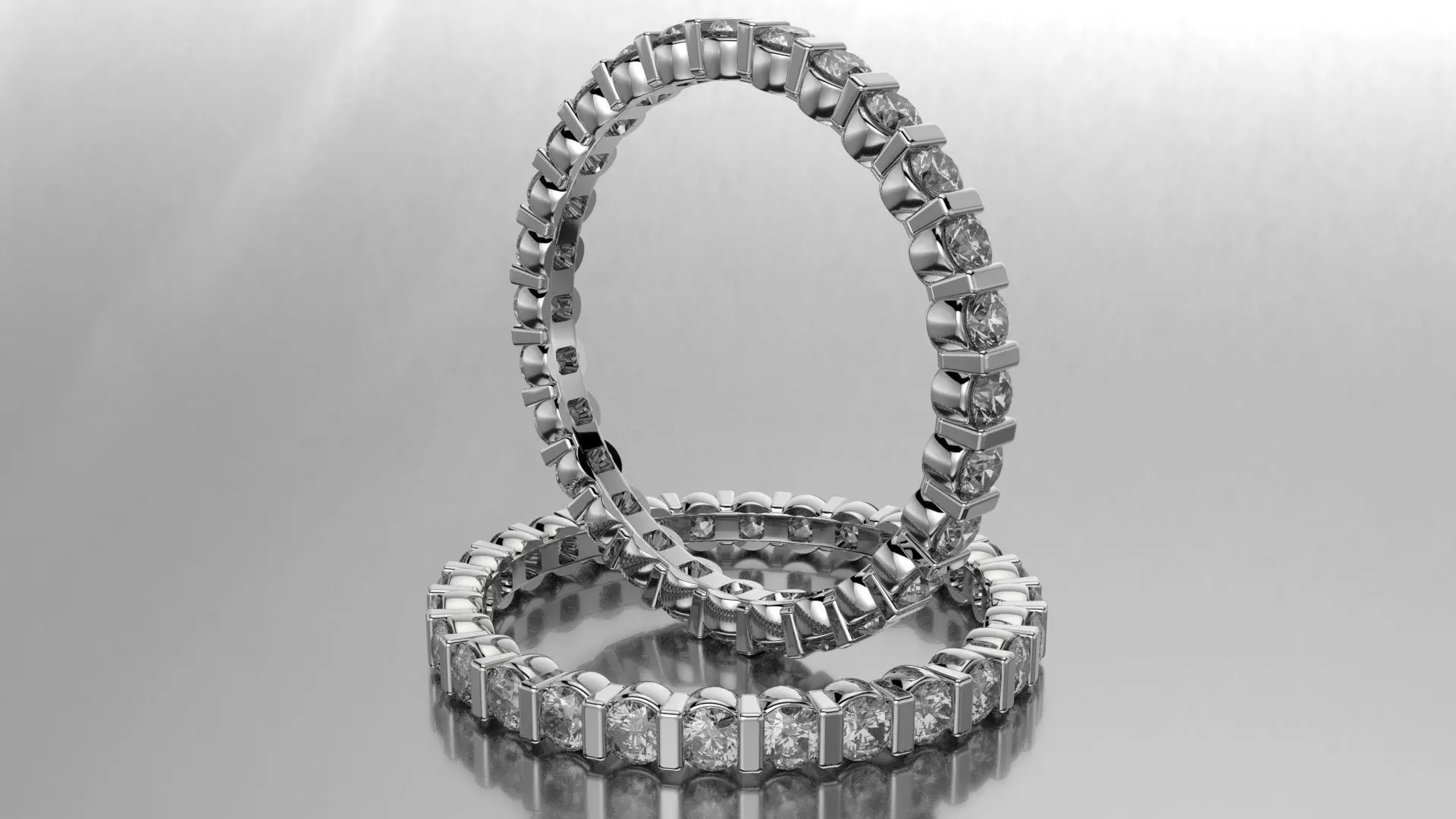 Underbezel Eternity Bar set 3D print model_0