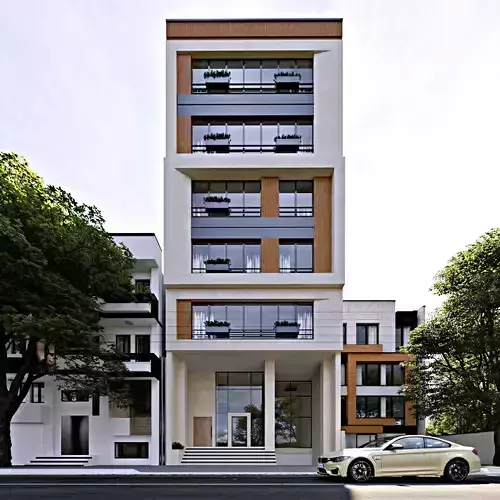 modern apartments 3D model